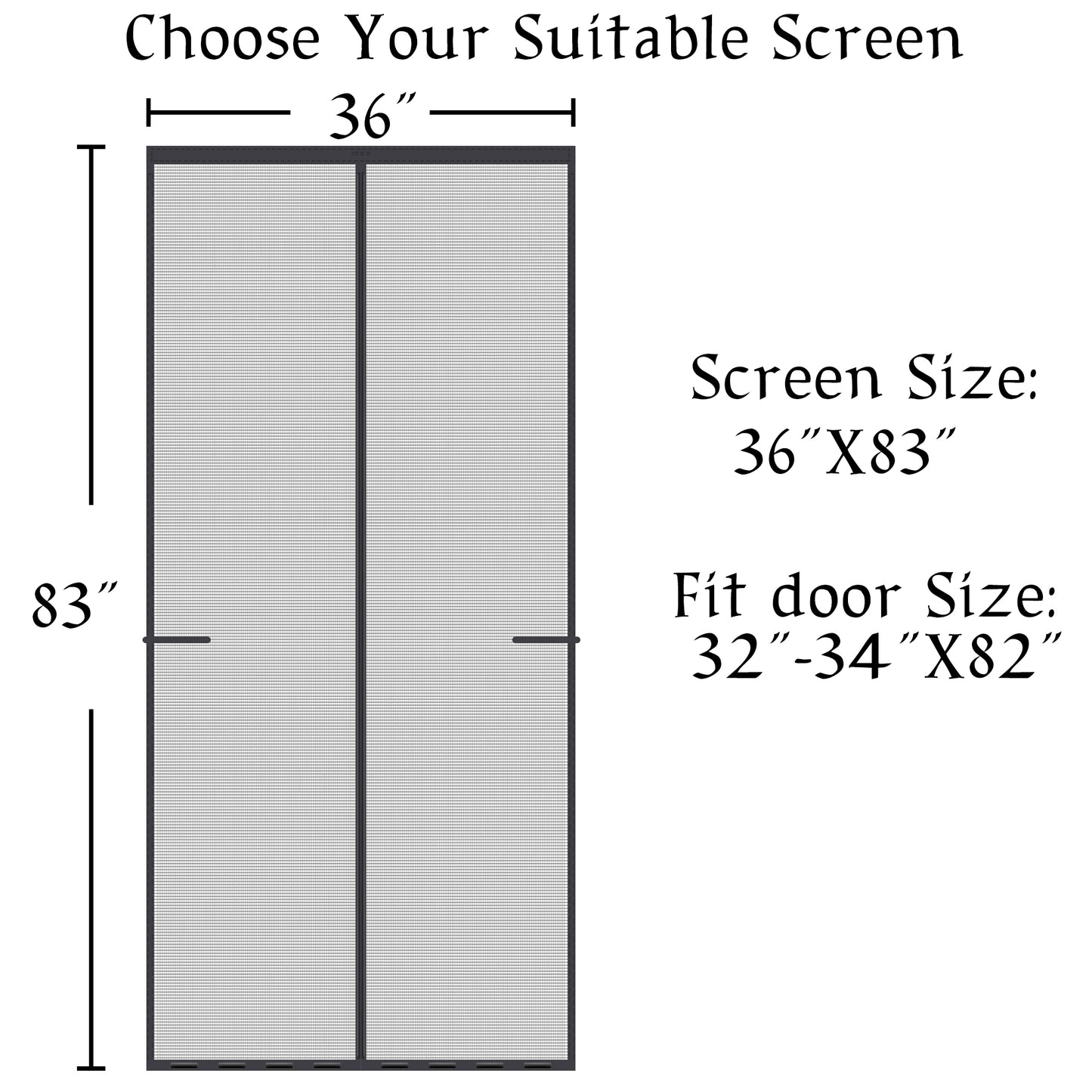 Mpmedo Magnetic Screen Door Upgraded-Model Full Strip Magnets,Fiberglass Heavy Duty Mesh Magnetic Door Screen,Full Frame Seal Retractable Mesh Insect Screens not of Metal